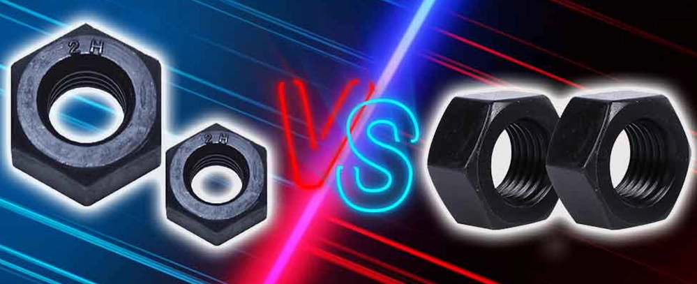Difference Comparison: Heavy Hex Nuts and Hex Nuts