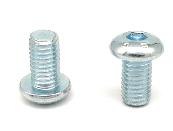 button hex screw