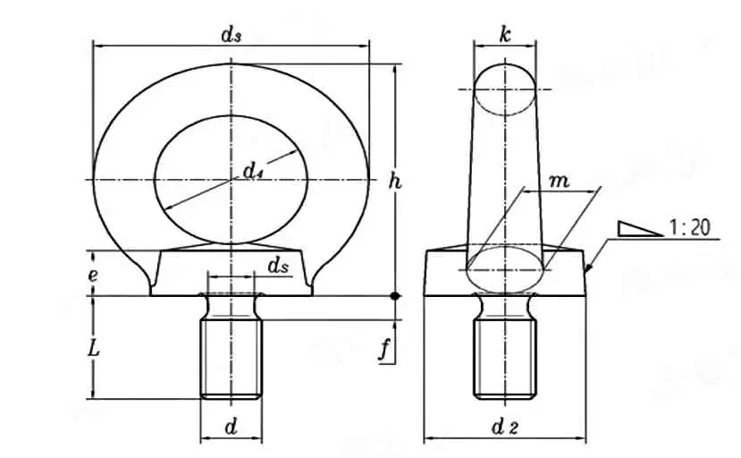 Eyebolts DIN 580