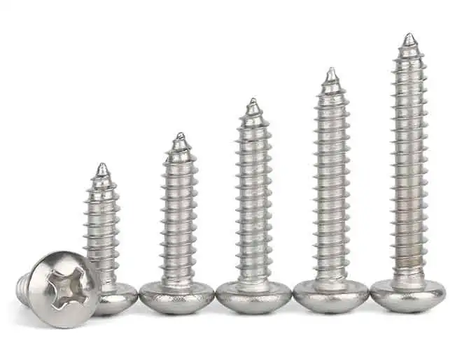 stainless steel self tapping metal screws