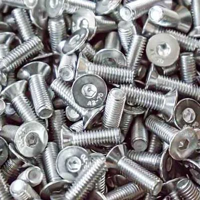 A2-70 304 A4-80 316 Stainless Steel Hex Socket Countersunk Head Cap Screws