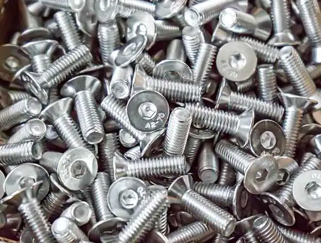 countersunk socket head screw