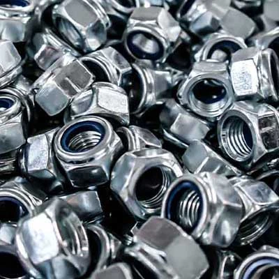 Black / Zinc Plated / Dacromet Nyloc Nuts