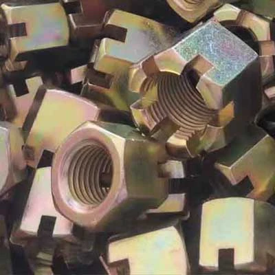 Black / Zinc Plated Castle Nuts