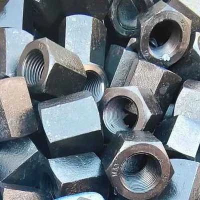 Black / Zinc Plated Hexagon Nuts Height 1.5 xD