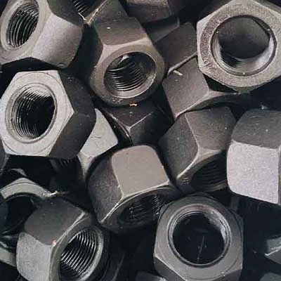 Black / Zinc Plated Heavy Hex Nuts