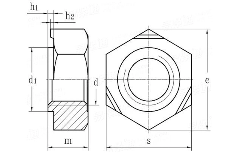 Hexagon Weld Nuts DIN 929